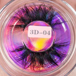 100% Mink Strip Lashes 25mm Cluster Criss Cross